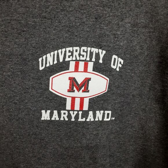 University Of Maryland Terrapins Mens XL Gray Long Sleeve T Shirt Jansport USA - Picture 2 of 8